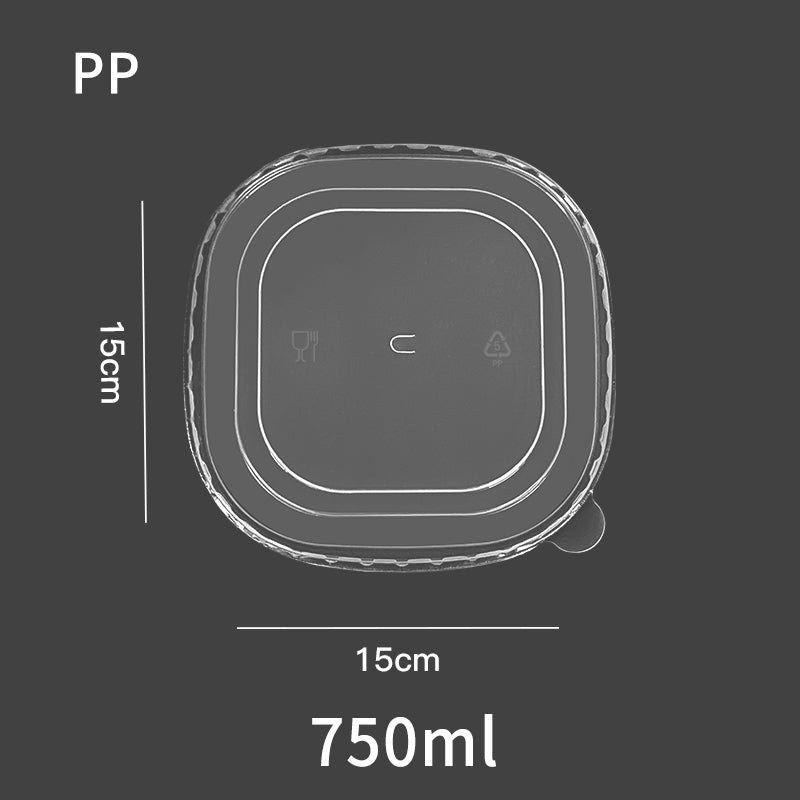 750ml square paper container