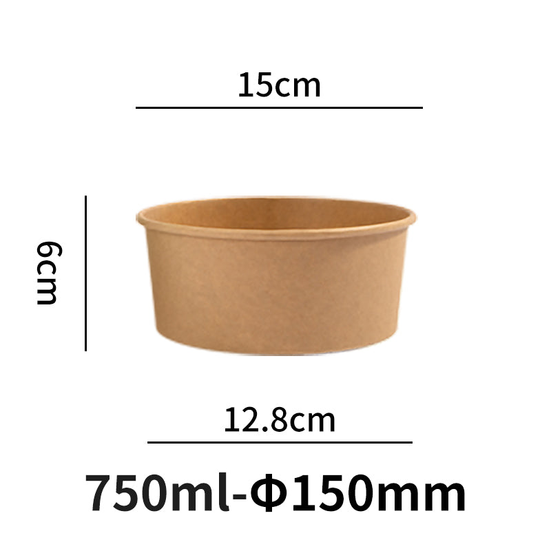 750ml paper container & pp lids
