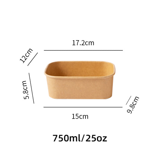 750ml paper rectangle container